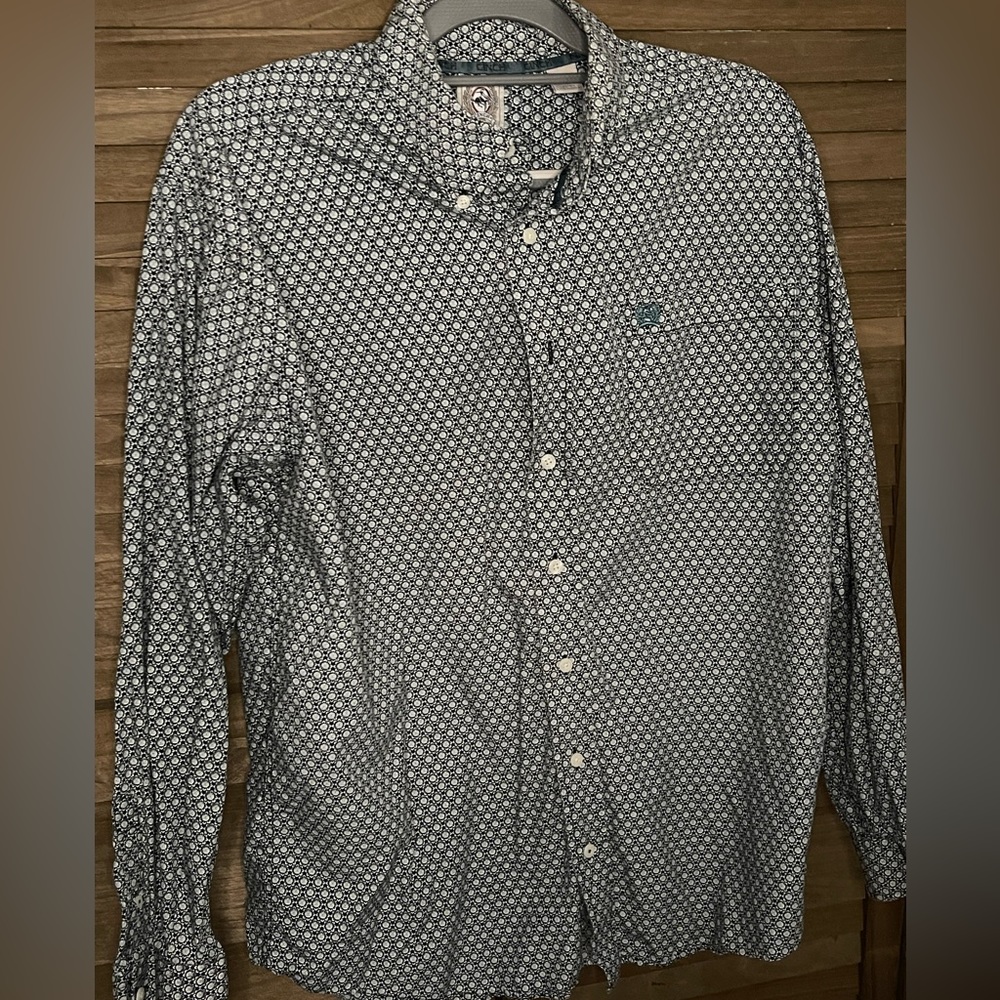 Cinch button down dress shirt